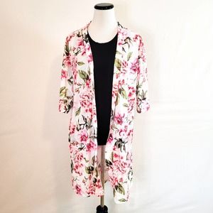 Show Me Your MuMu Brie Robe Pink Floral Kimono OS